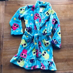 Komar Kids Owl Fleece Robe